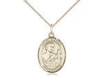 St. Kieran Medal, Gold Filled, Medium, Dime Size 