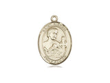 St. Kieran Medal, Gold Filled, Medium, Dime Size 