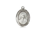 St. John Berchmans Medal, Sterling Silver, Medium, Dime Size 