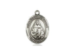 St. Theodore Guerin Medal, Sterling Silver, Medium, Dime Size 