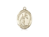 St. Raymond of Penafort Medal, Gold Filled, Medium, Dime Size 