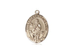 Our Lady of Assumption Medal, Gold Filled, Medium, Dime Size 