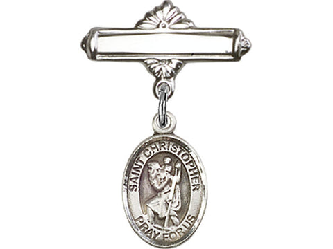 St Christopher Baby Badge