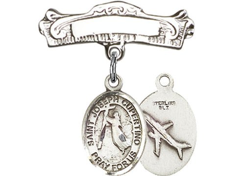 St Joseph of Cupertino Baby Badge