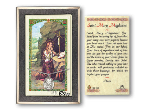 St Mary Magdalene Medal with Prayer Card