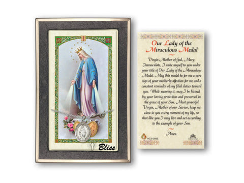 Miraculous Prayer Card with Medal