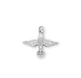 Holy Spirit Pendant, Sterling Silver with Chain