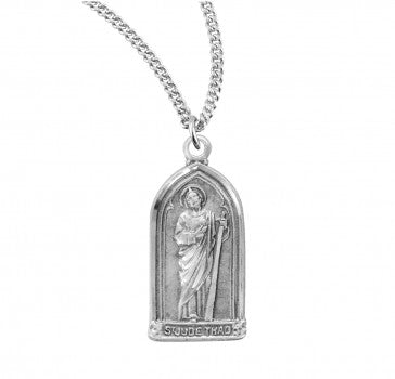 St. Jude Medal, Sterling Silver with Chain