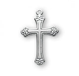 Cross Pendant, Sterling Silver with Chain