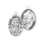 St. Christopher Basketball Medal With Chain