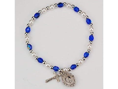 Youth Blue Stretch Bracelet Carded
