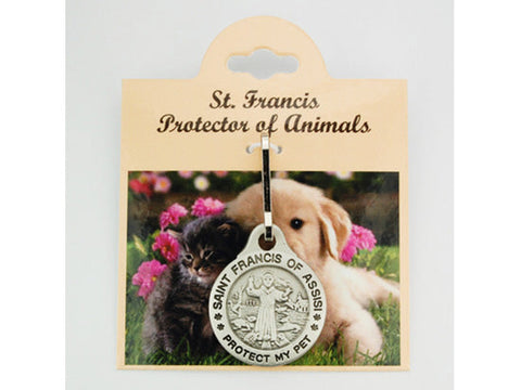 St Francis Protect My Pet Pendant