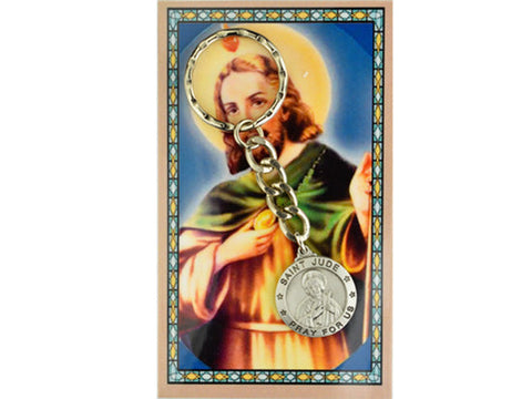 St. Jude Keyring with Prayer Card