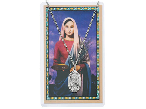 St. Lucy Prayer Card Set