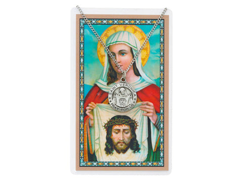 St. Veronica Prayer Card Set