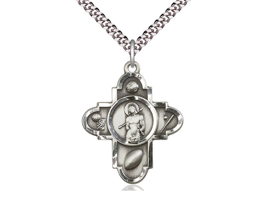 5 Way St Sebastian Sports Medal – Hope Christian Jewelry