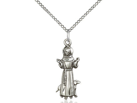 St. Francis Medal, Sterling Silver 