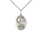 St. Francis Xavier Medal, Sterling Silver, Medium, Dime Size 
