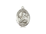 St. Francis Xavier Medal, Sterling Silver, Medium, Dime Size 
